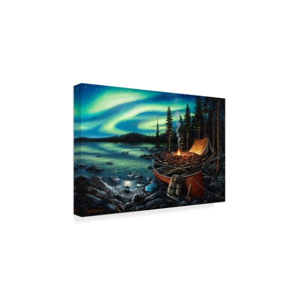 Chuck Black 'Campfire Memories' Canvas Art,16x24